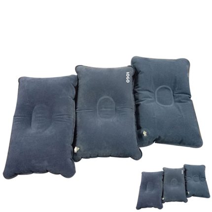 Inflatable PVC Flocking Travel Pillow