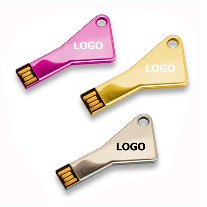 4GB Metal Triangular Key Shape Usb Flash Drive – Promo AA
